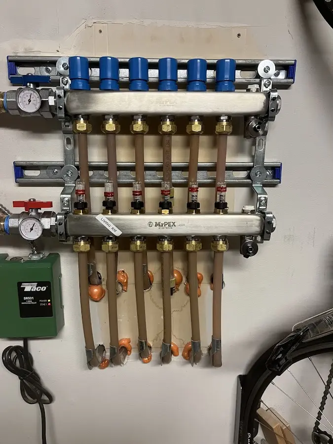 Plumber performing Leak Detection at a residential property in Frontenac